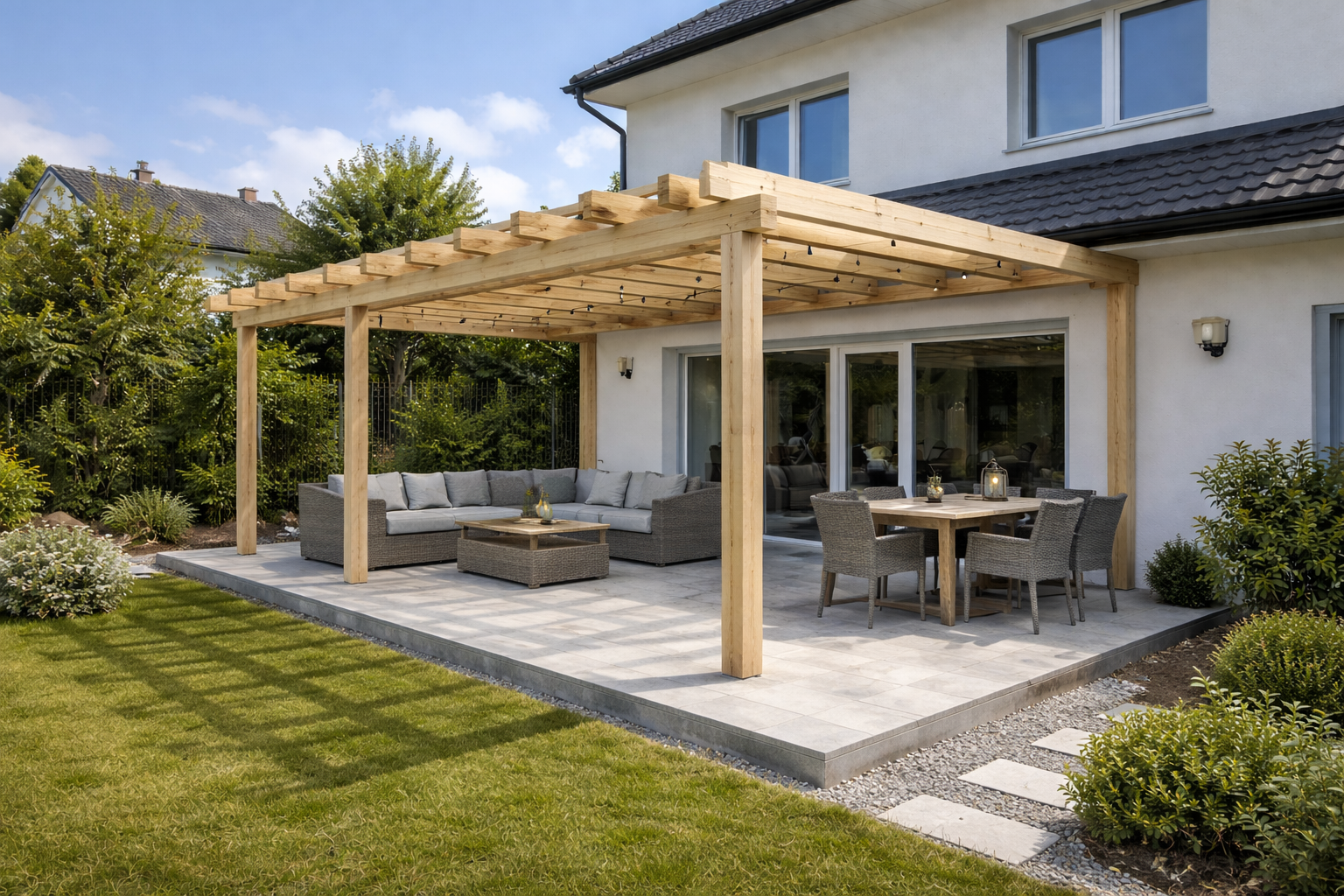 Terrasses & pergolas à Trignac — Jardin Atlantique Pro